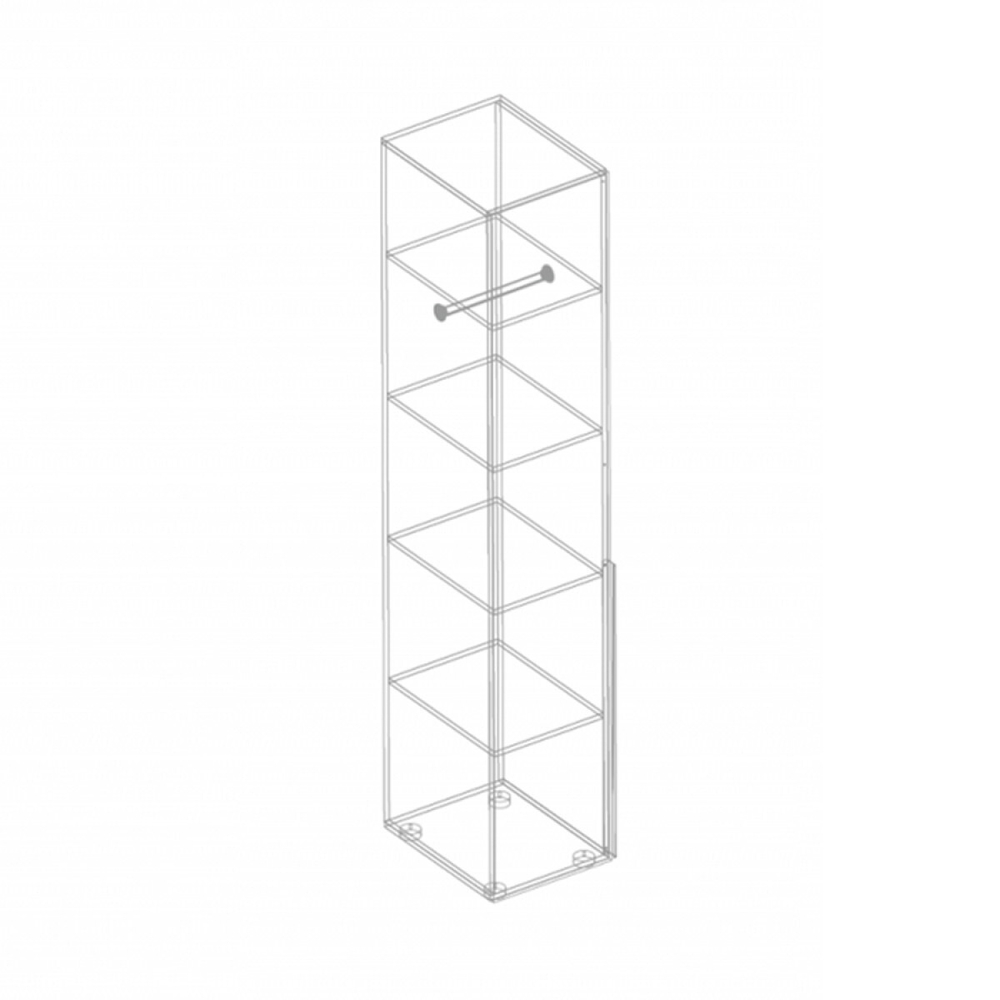 Вита Пенал с полками (штанга в комплекте)