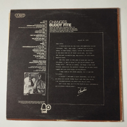 Винтажная виниловая пластинка LP Buddy Fite Changes (USA 1970)