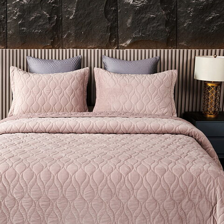 Покрывало 240x260 Sofi De MarkO Нобилис пепельно-розовое