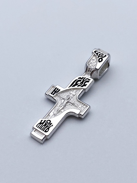 Крест из серебра/Частичное чернение