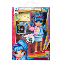 Rainbow High Junior - Модная кукла Скайлер (голубая) Рок-группа 565215