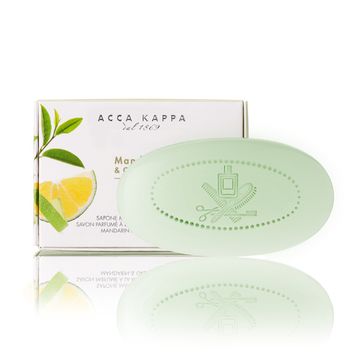 Мыло туалетное Acca Kappa, твердое, Mandarin & Green Tea, 150гр