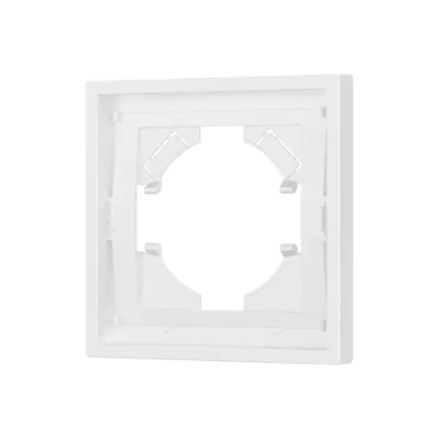 Рамка пластиковая FRM-TENDO-PL-1-WH (Arlight, Белый) 053835