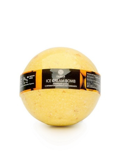 Fabrik Cosmetology Шарик для ванны Дынное мороженое, бурлящий, 120 гр