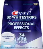 Crest 3D Whitestrips Professional Effects Light — Отбеливающие полоски для зубов: до 12 тонов за 20 дней