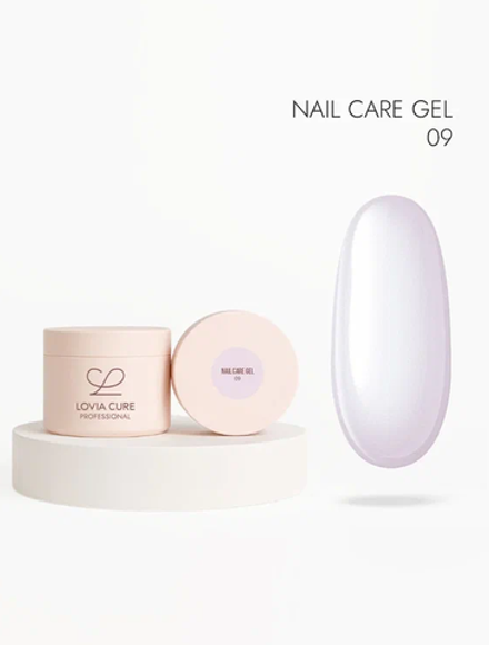 Lovia Cure Nail Care Gel 09 - Гель моделирующий дымчато-серый, 15 мл