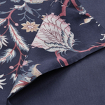 Комплект постельного белья IKEA NASSELKLOCKA (НЭССЕЛЬКЛОККА), Двуспальный, Темно-синий с рисунком, 240х220, 50х80 см