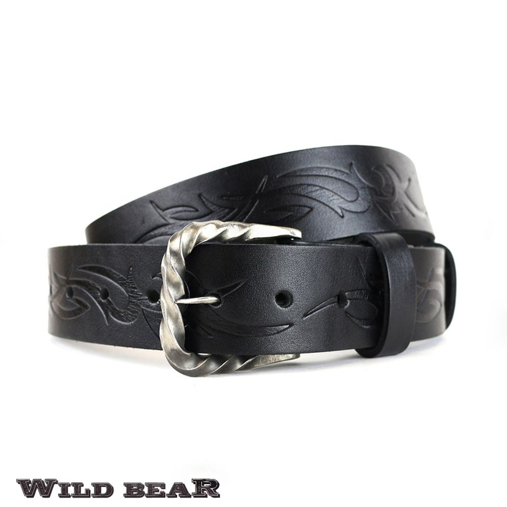 Ремень WILD BEAR RM-053m Black (125 см)