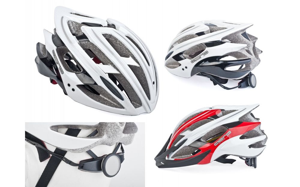 Шлем AERO 122 BLK/WHT р-р 52-58см AUTHOR