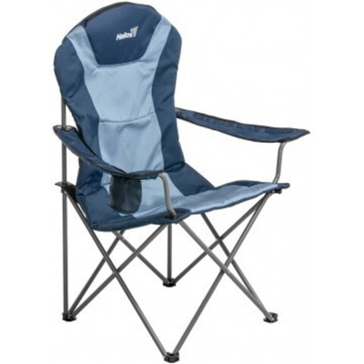 Складное кресло с увеличенной спинкой Helios Т-750-99806H, серый ромб/зеленый