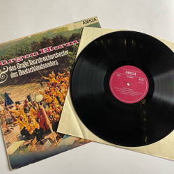 Винтажная виниловая пластинка LP Юрген Херман Jurgen Hermann and Das Grose Tanzstreichorchester Des Deutschlandsenders (ГДР 1970)