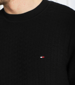 свитер exaggerated Tommy Hilfiger - черный(MW0MW28111)