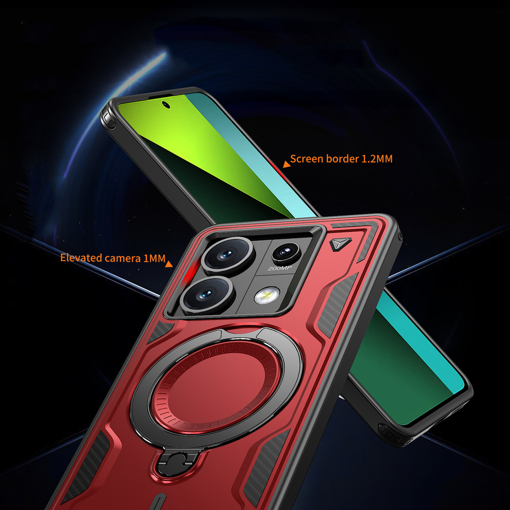 Чехол Magneto Case с кольцом для Poco X6