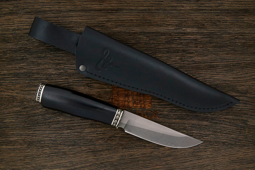 Разделочный нож Игоря Пампуха Модель 007, клинок 120мм, булат легированный, рукоять граб Т1