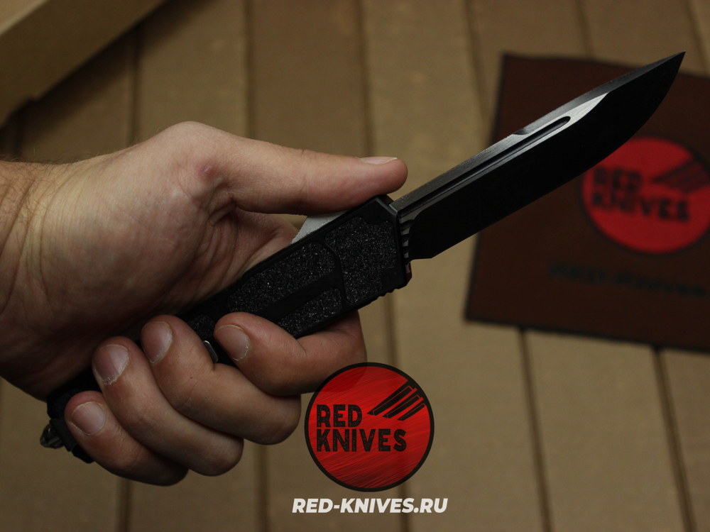 Нож Microtech Scarab 2 S/E Black - черный клинок, черная рукоять RK/Н9