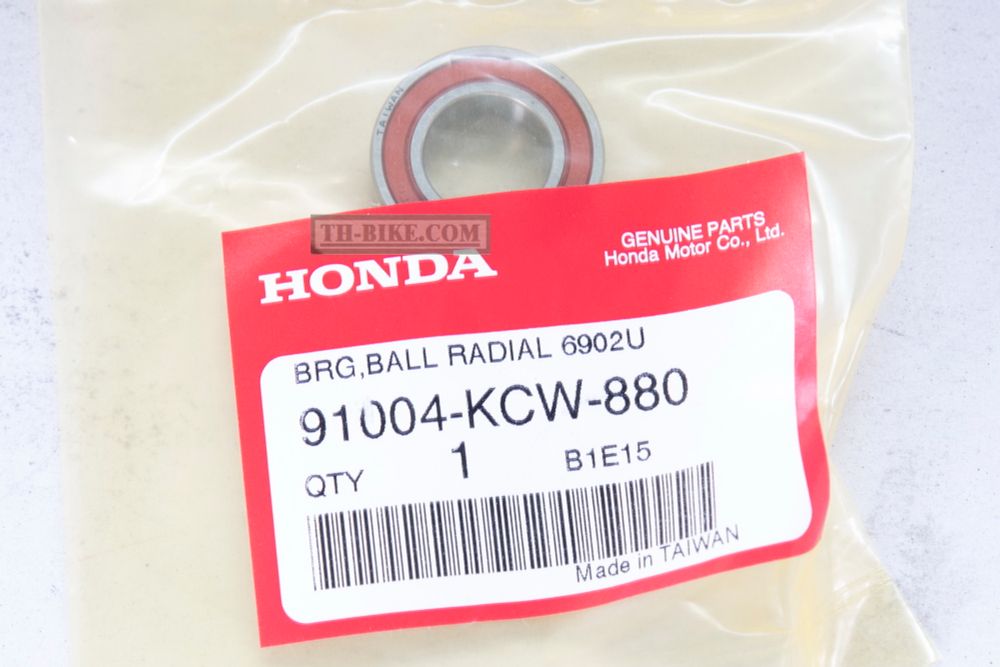 91004-KCW-880. BEARING, RADIAL BALL, 6902U