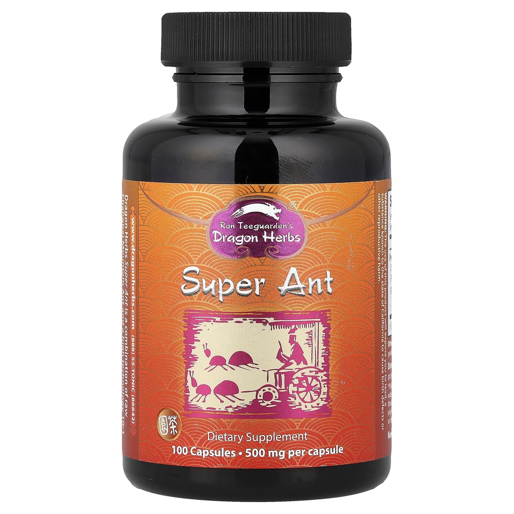 Dragon Herbs, Superant, 100 капсул (500 мг в капсуле)