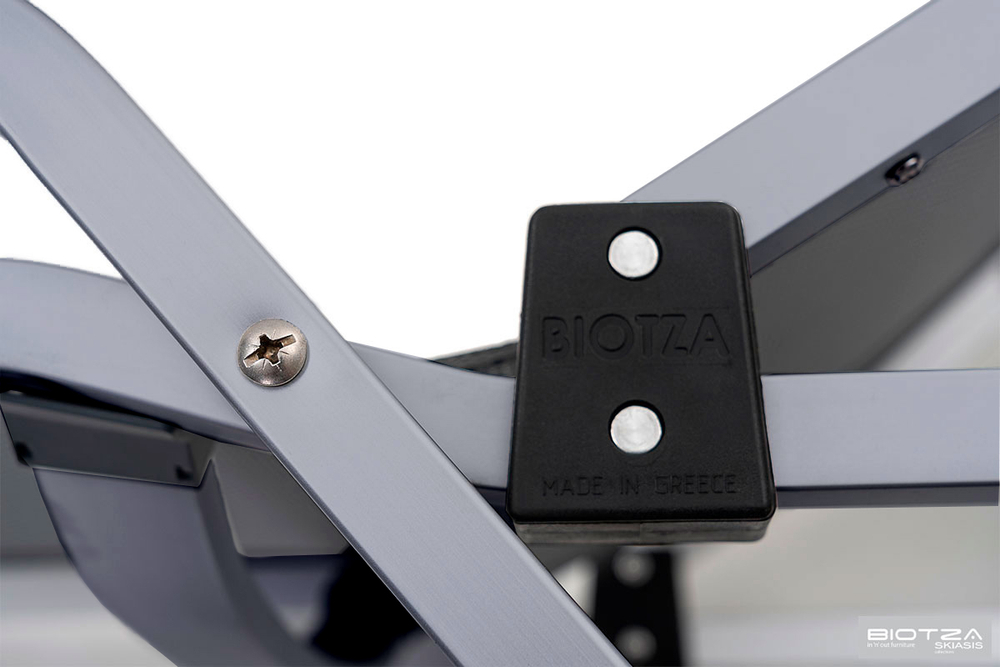 Шезлонг металлический Biotza Hera, антрацит