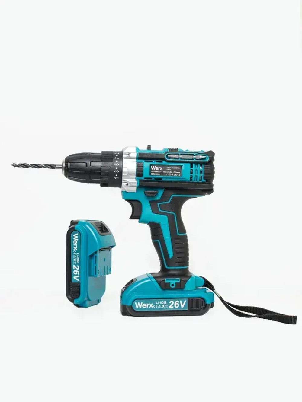Werx Дрель-шуруповерт, 2 АКБ