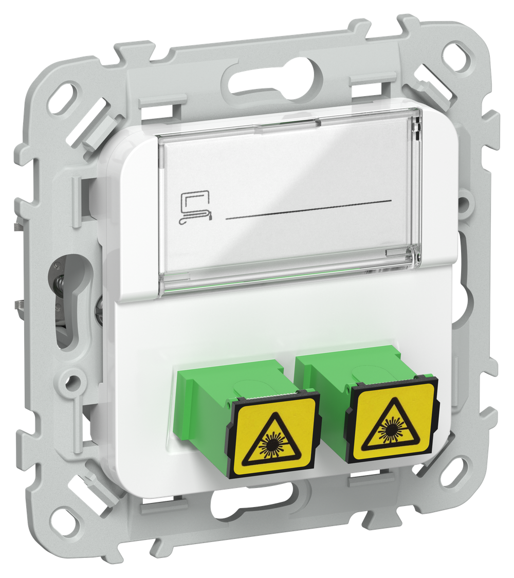 FLITE Розетка 2-местная оптоволоконная РОВ-2-ФлБ белый IEK
