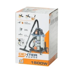Пылесос строительный Dexter Power 1500 Вт 30 л