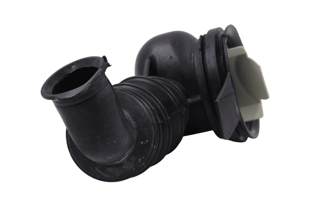 Патрубок сливной 5941020 стиральной машины Miele в сборе с крышкой обратного клапана 5632920