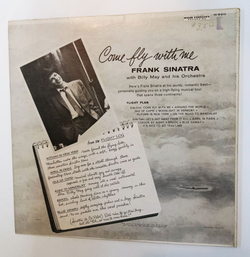 Винтажная виниловая пластинка LP Frank Sinatra Come Fly With Me (USA 1958) 1 press