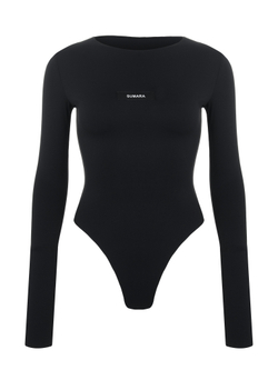 Боди-лонгслив из бифлекса matte