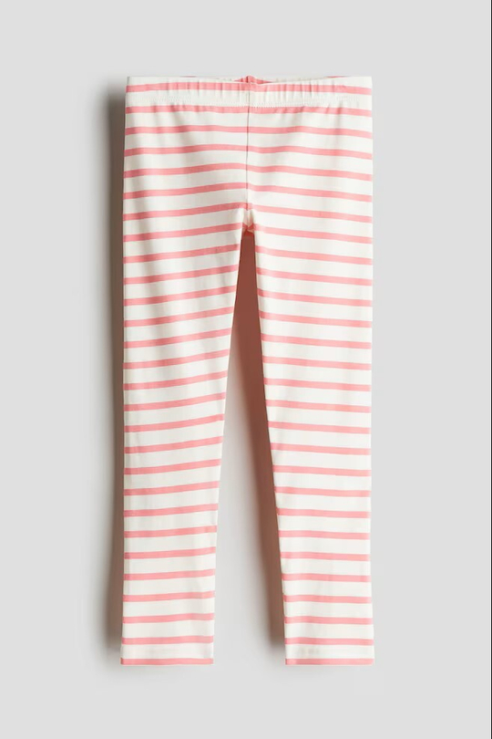 H&M Хлопковые легинсы, розовый