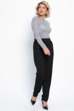 Брюки трикотажные Броуди (черные) Б15048-8М LT Collection