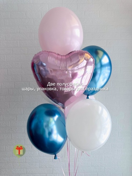 Фонтан Синий хром