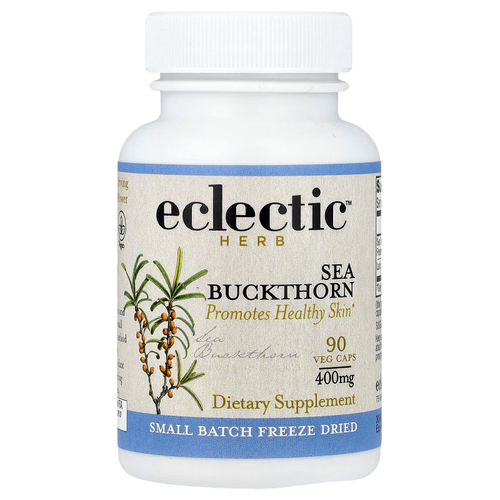 Eclectic Herb, сублимированная облепиха, 90 вегетарианских капсул