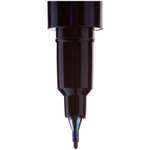 Маркер перманентный двухсторонний "Multiline PE55" синий, пулевидный, 0,5/1мм