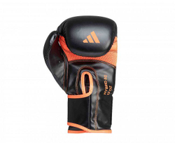 Перчатки боксерские Hybrid 80 черно-красные adiH80