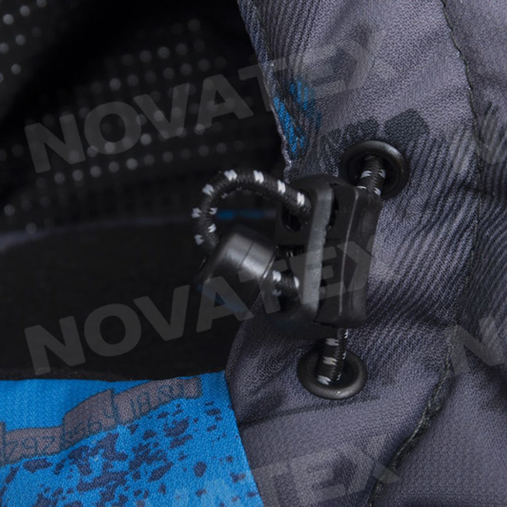 Мегаполис куртка (таслан добби, синий) детский