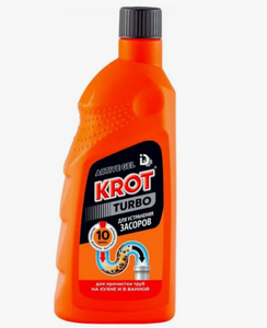 KROT TURBO гель от засоров 500гр