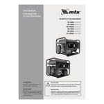 Генератор бензиновый RS-9000, 7 кВт, 230В, ручной стартер MTX