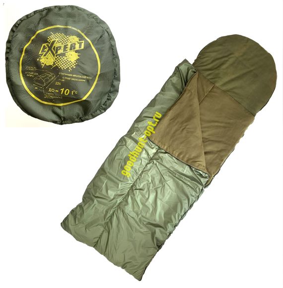 Спальный мешок Expert до -10 °C на флисе