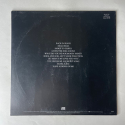 Винтажная виниловая пластинка LP AC DC Back In Black (Германия 1980) Hells Bells