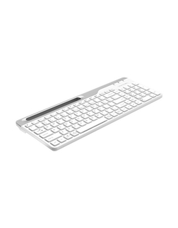 Клавиатура A4Tech Fstyler FBK25 белый/серый USB беспроводная BT/Radio slim Multimedia