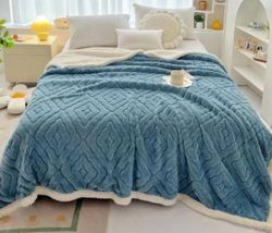 Плед РОМБ ВЯЗКА 1,5сп