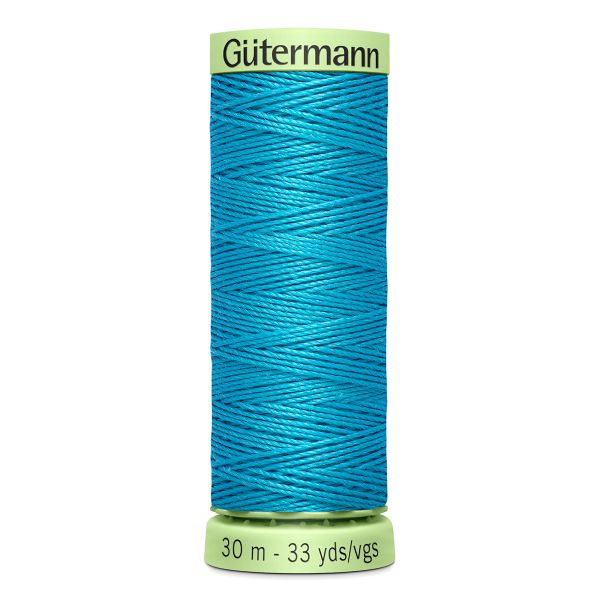 Нитки отделочные Gutermann Top Stitch 30 (30 метров), 5 кат. | 736 голубая лагуна