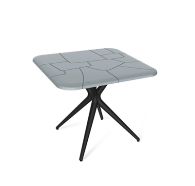 Стол SHT-TU30/SHT-TT30 83/83 (Черный/серый)
