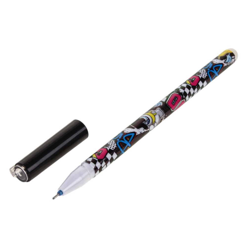 Ручка пиши-стирай "Teens" 0,5мм, синяя, 4 вида микс