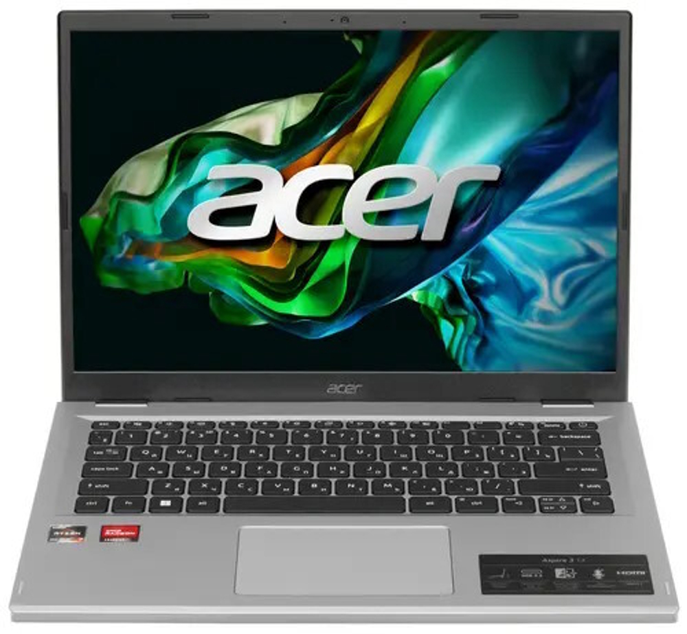 Ноутбук  Acer Aspire A314-42P-R3RD 14 ", Ryzen 7, 8 Гб RAM, 1 Тб SSD, Radeon Graphics, Серебристый