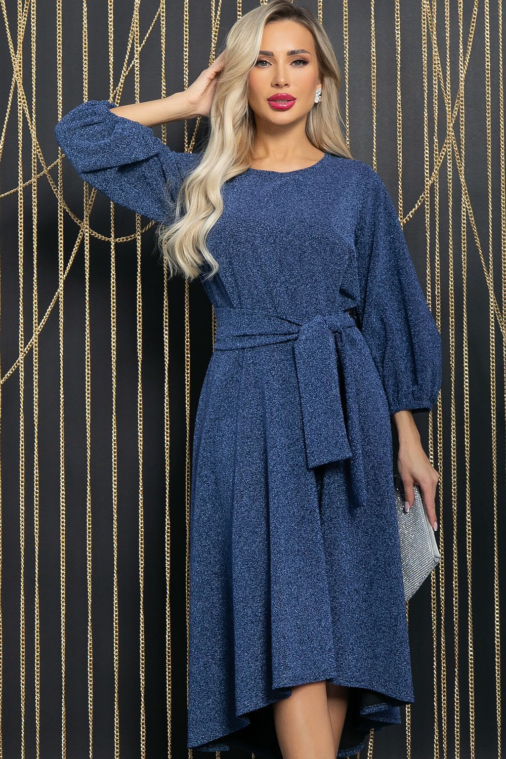 Платье Вечернее настроение (темно-синее) П11614 LT Collection