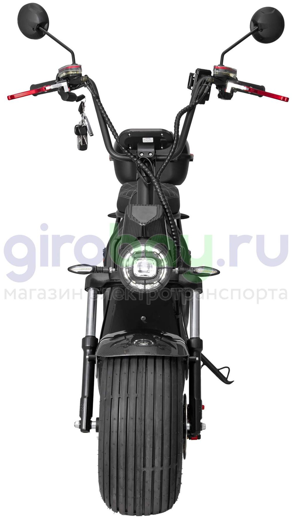 Электроскутер IKINGI X7 PRO 3000W - Карбон, летние покрышки фото №10