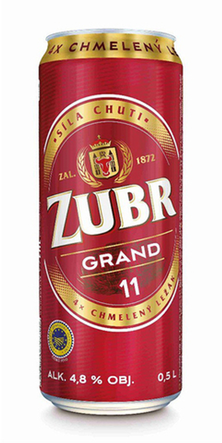 Пиво Зубр Гранд / Zubr Grand 0.5 - банка