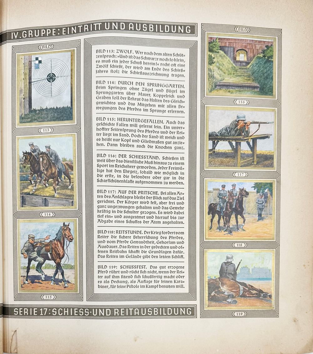 Die Reichswehr. Рейхсвер. Кельн: Кёльнская сигаретная компания Haus Neuerburg, 1933.