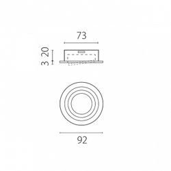 Встраиваемый светильник Lightstar Singo Base 011610